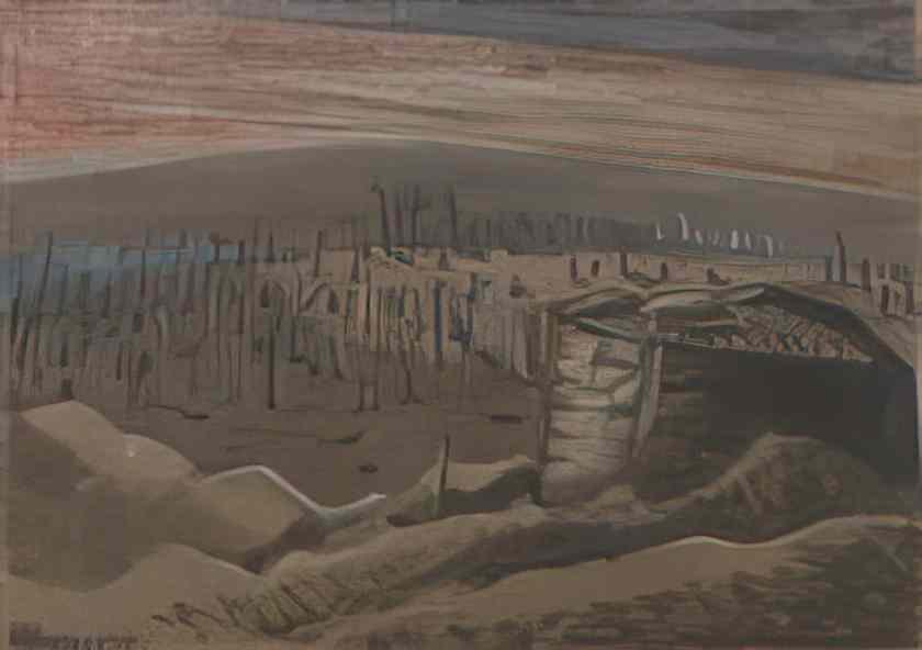 Paul Nash sanctuary wood 17 (2) Art A4 Photo Print