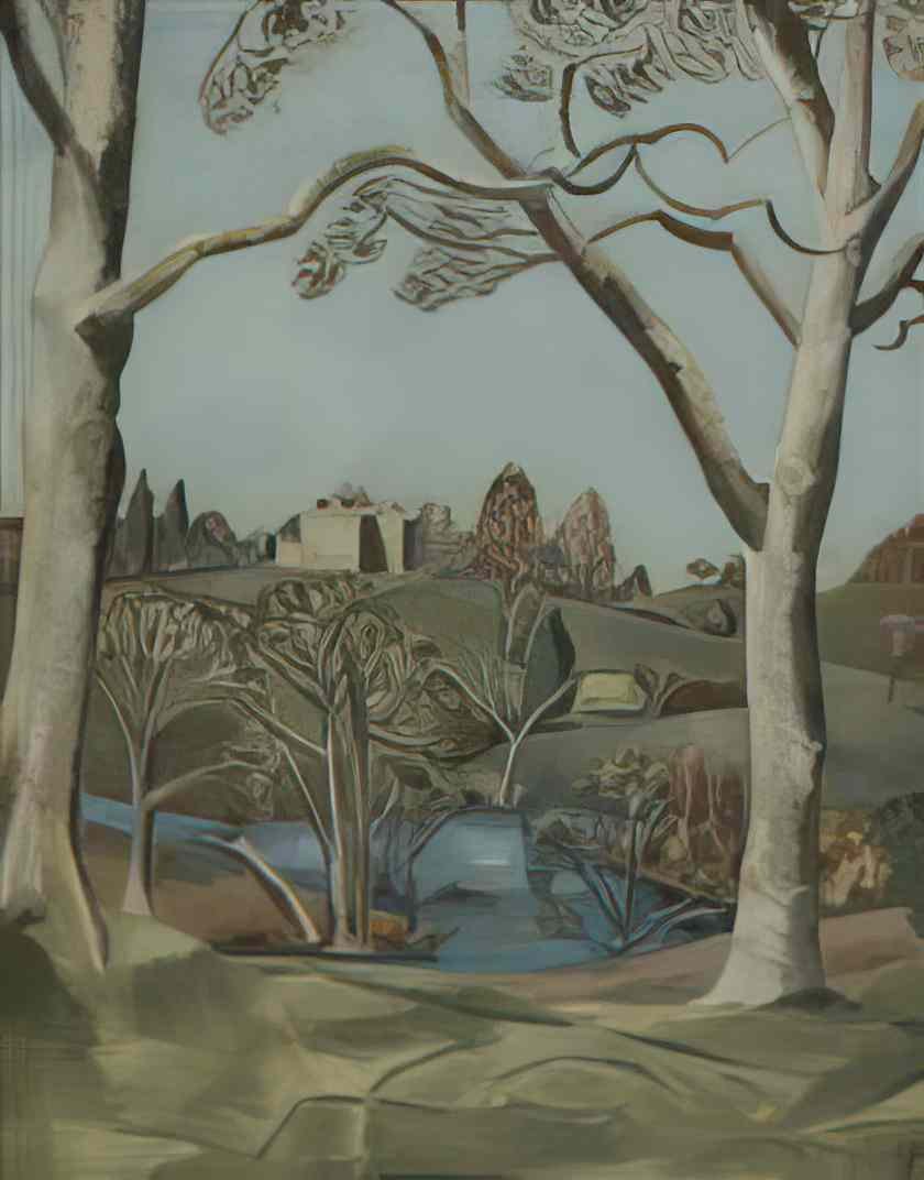 Paul Nash sandling park kent 24 (2) Art A4 Photo Print