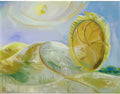Paul Nash solstice of the sunflower Art A4 Photo Print