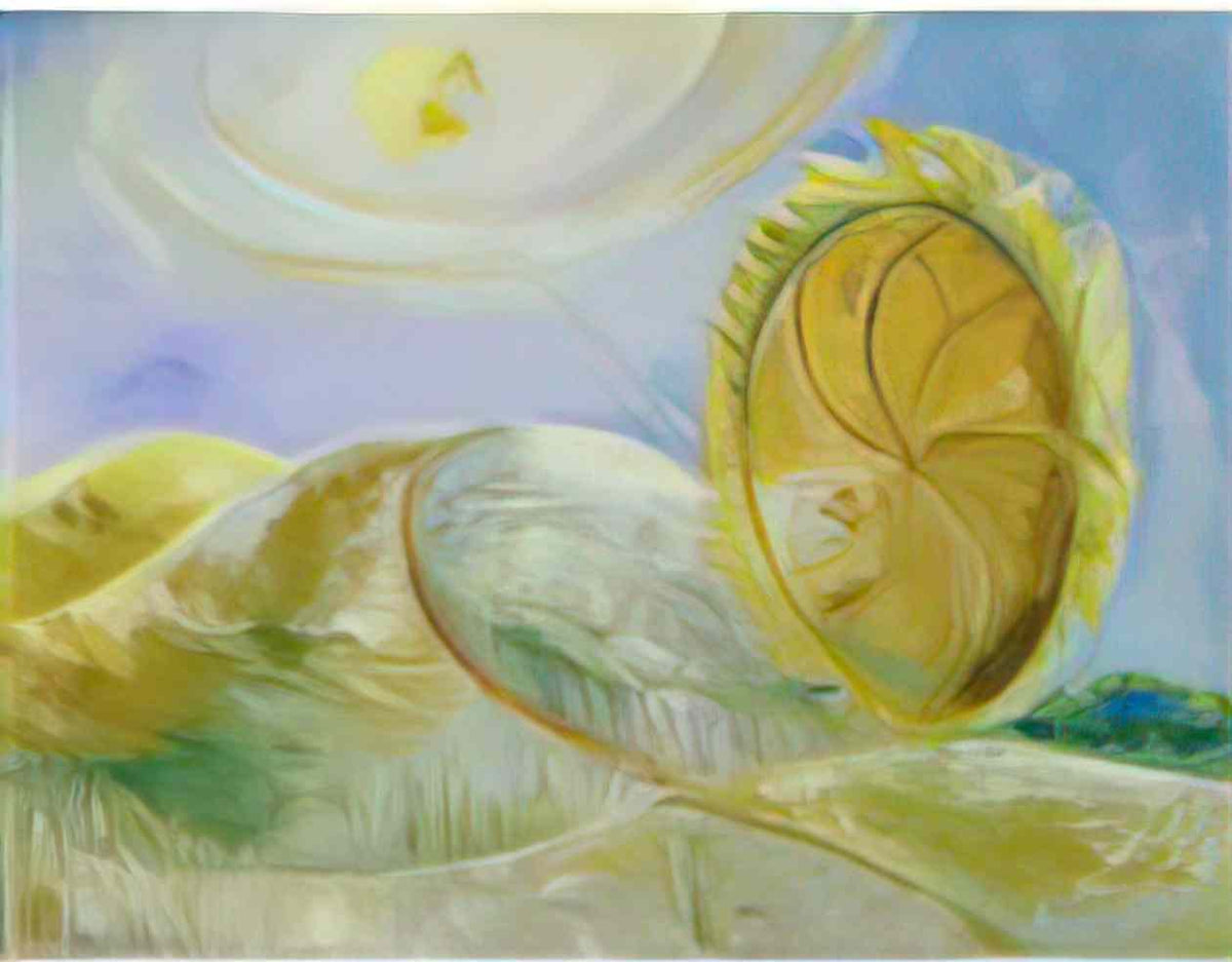 Paul Nash solstice of the sunflower Art A4 Photo Print