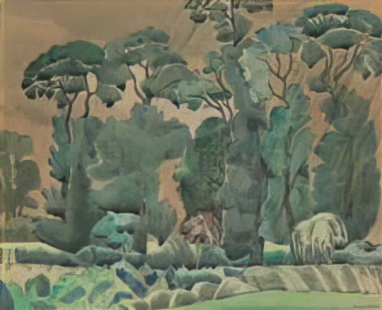 Paul Nash spring landscape 14 Art A4 Photo Print