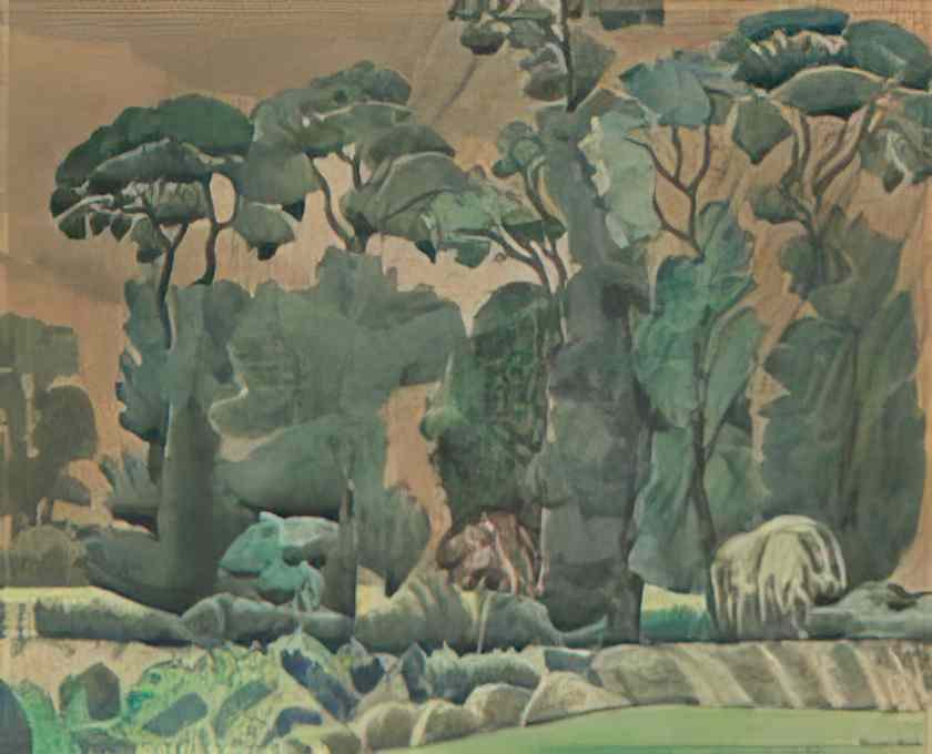 Paul Nash spring landscape 14 (2) Art A4 Photo Print