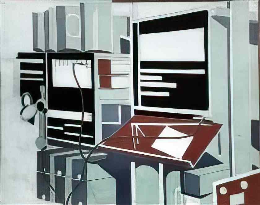 Paul Nash telecommunications Art A4 Photo Print