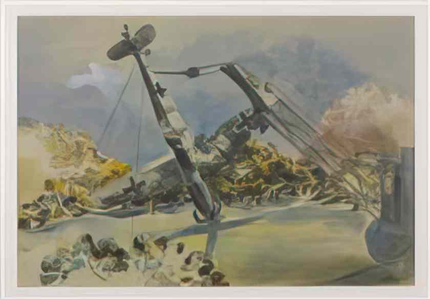 Paul Nash the messerschmitt in windsor great park 40 (2) Art A4 Photo Print