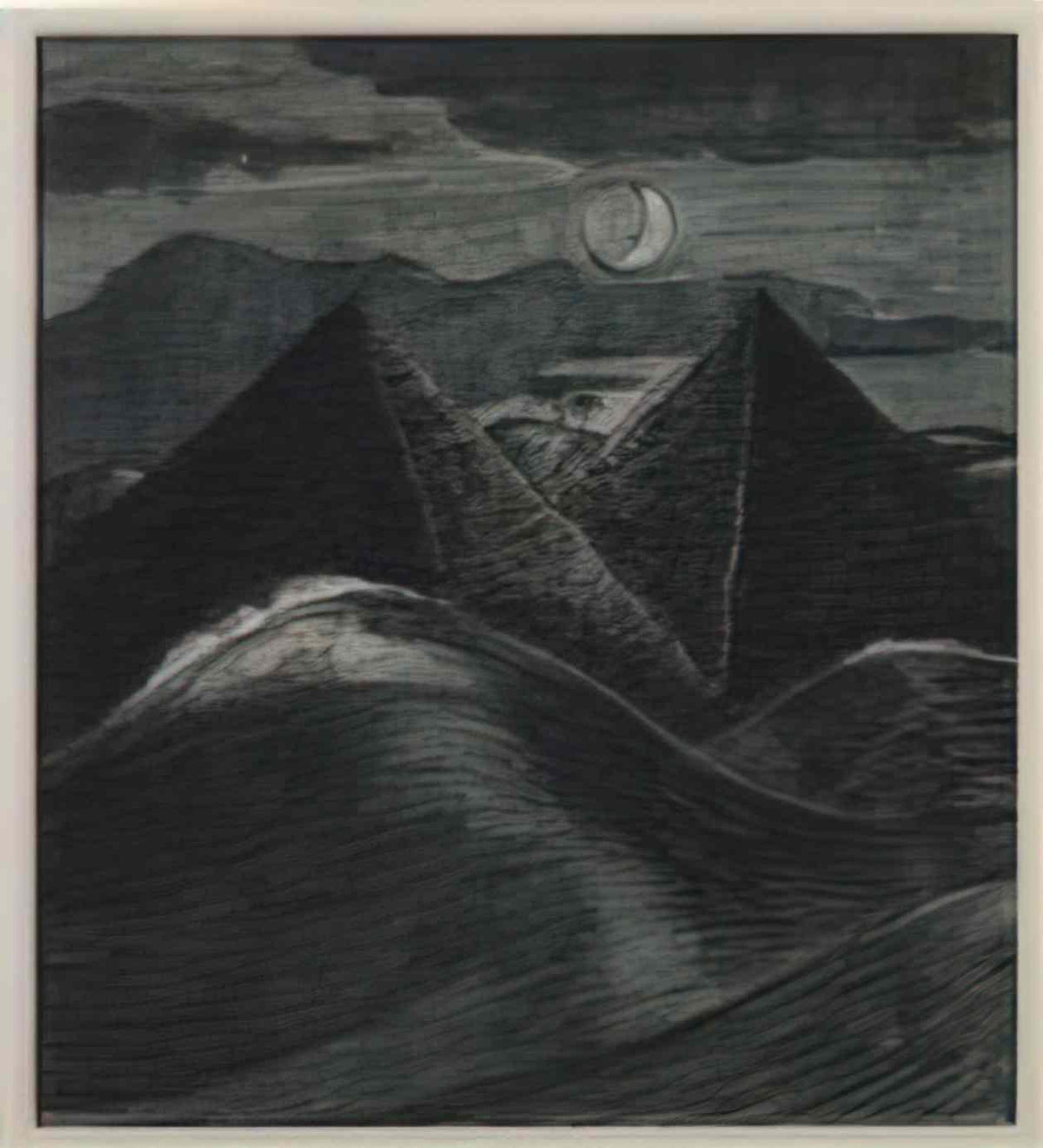 Paul Nash the pyramids in the sea 12 Art A4 Photo Print