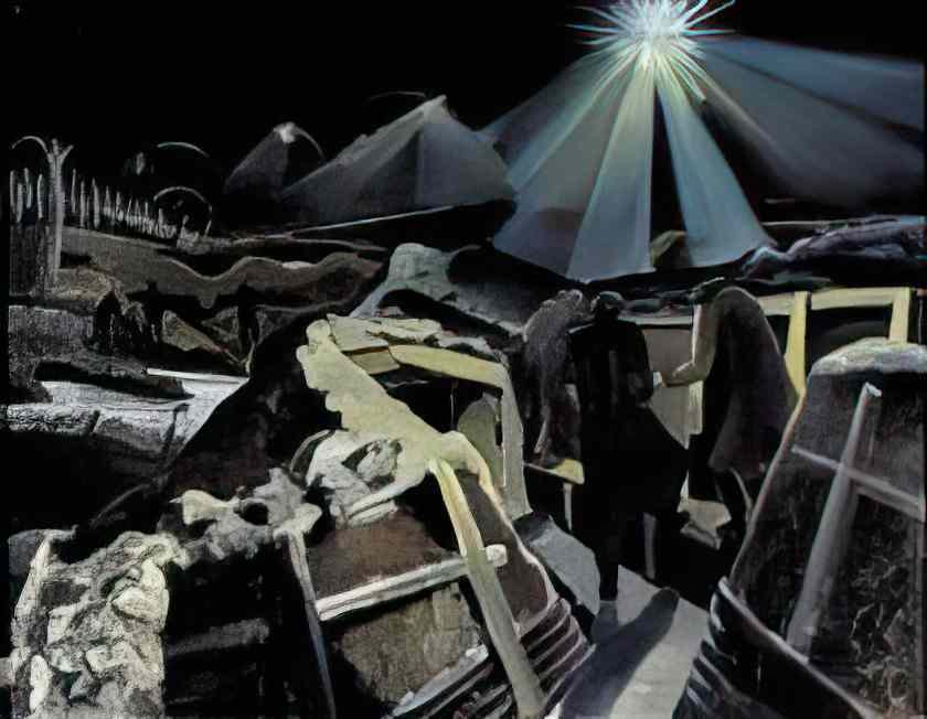 Paul Nash the ypres salient at night 18 (2) Art A4 Photo Print