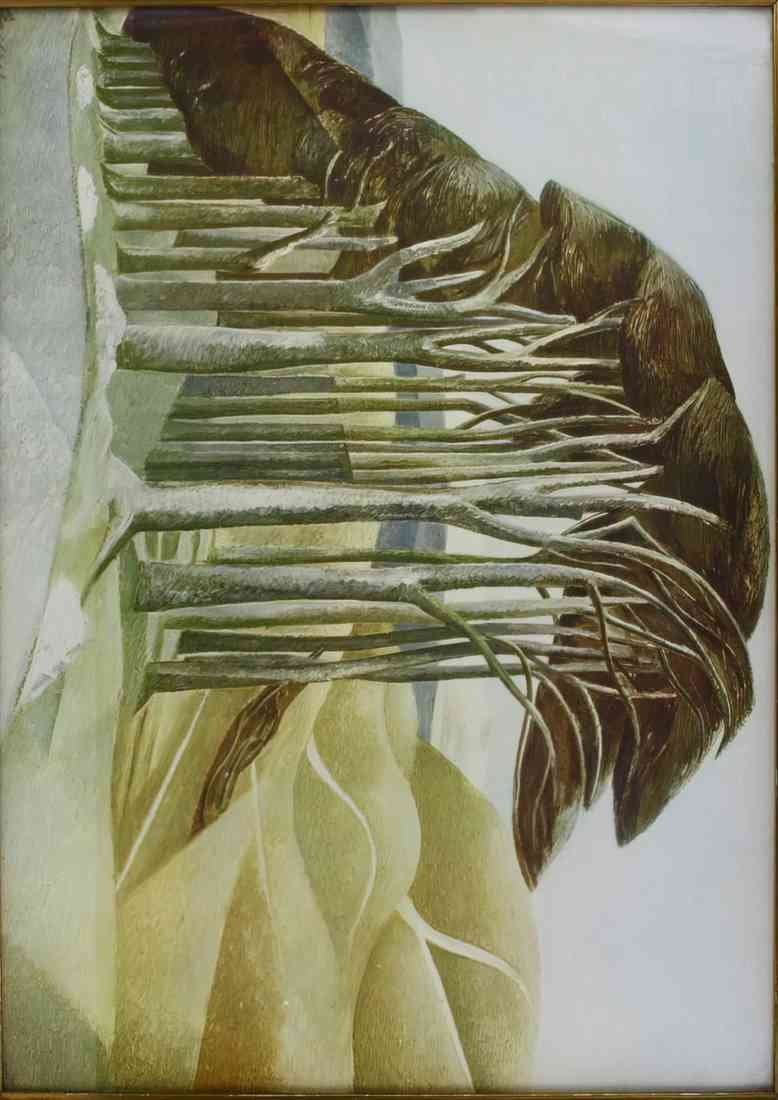 Paul Nash wood on the downs A4 Photo Print