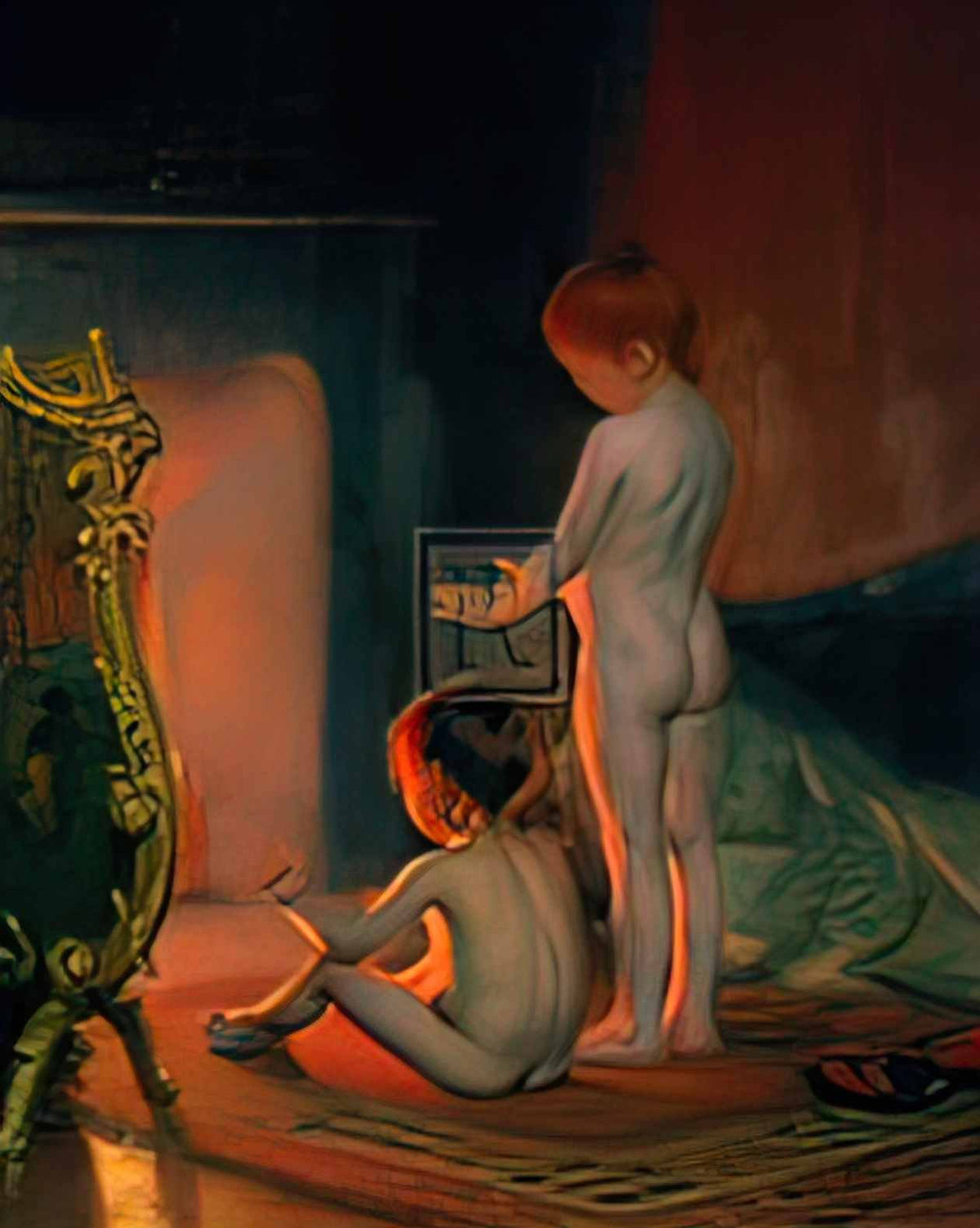 Paul Peel after the bath 1890 Art A4 Photo Print