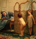 Paul Peel before the bath 1892 Art A4 Photo Print