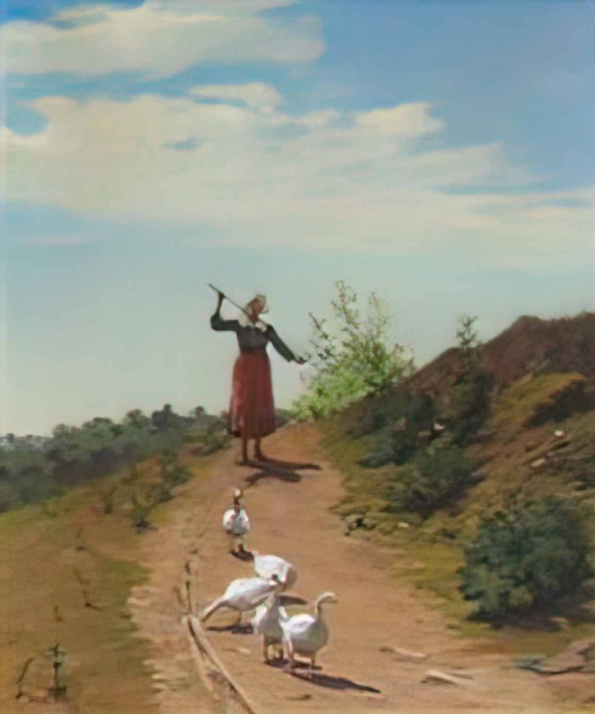 Paul Peel bringing home the flock 1881 Art A4 Photo Print