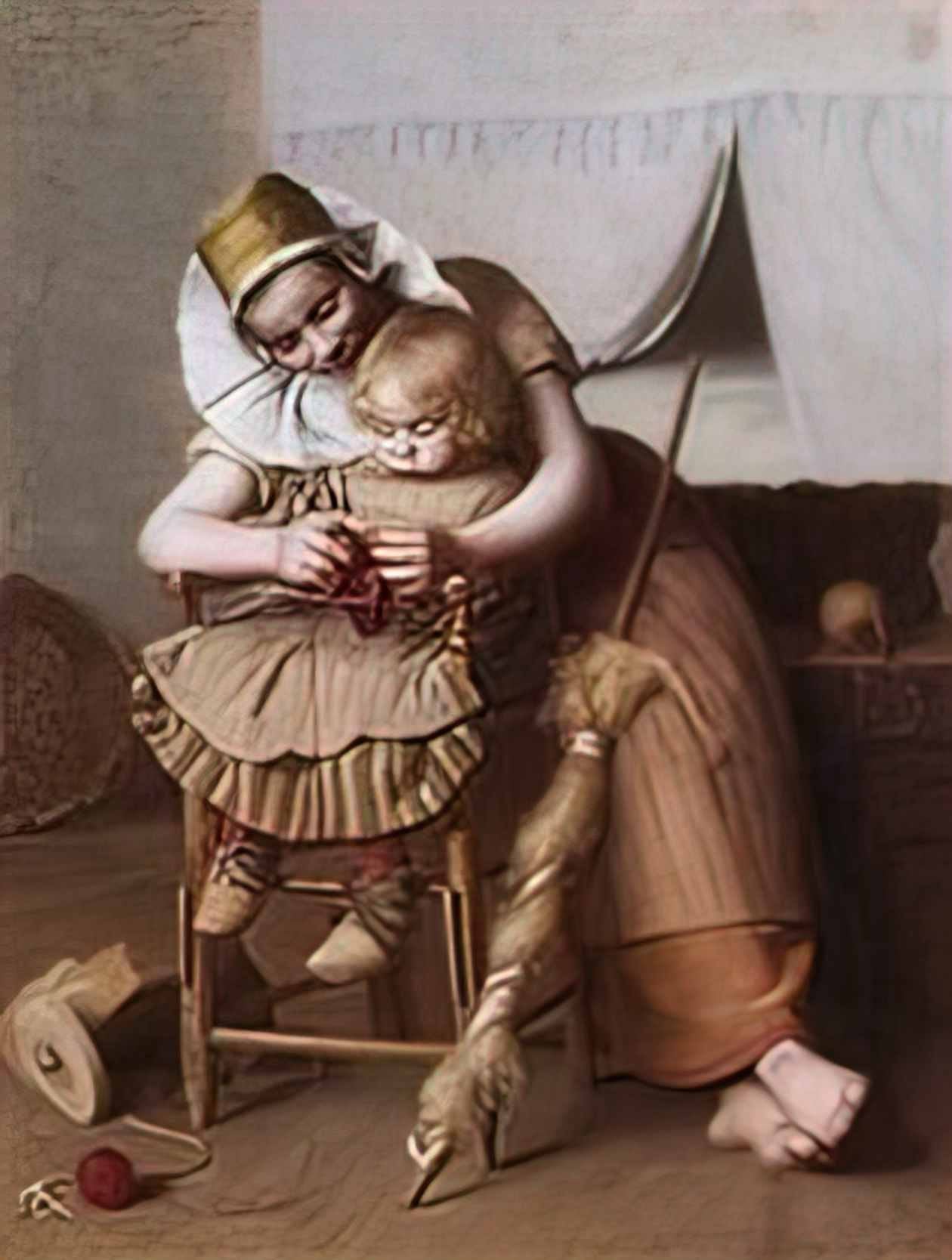 Paul Peel mother s help Art A4 Photo Print
