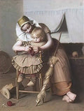 Paul Peel mothers help 1883 Art A4 Photo Print