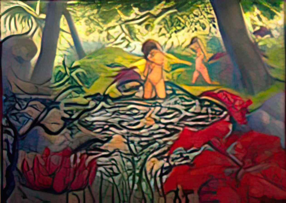 Paul Ranson la baignade lotus ranson Art A4 Photo Print