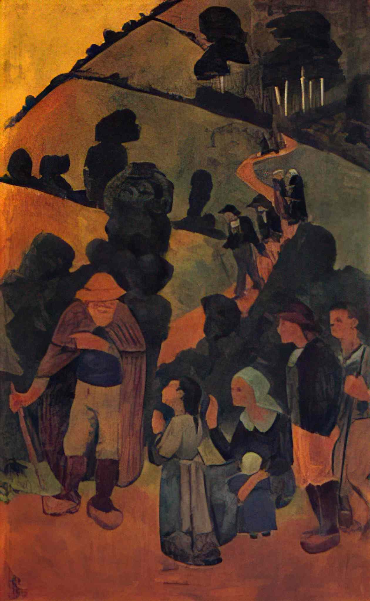 Paul Serusier bretons on a path Art A4 Photo Print
