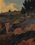Paul Serusier melancholia or breton eve Art A4 Photo Print