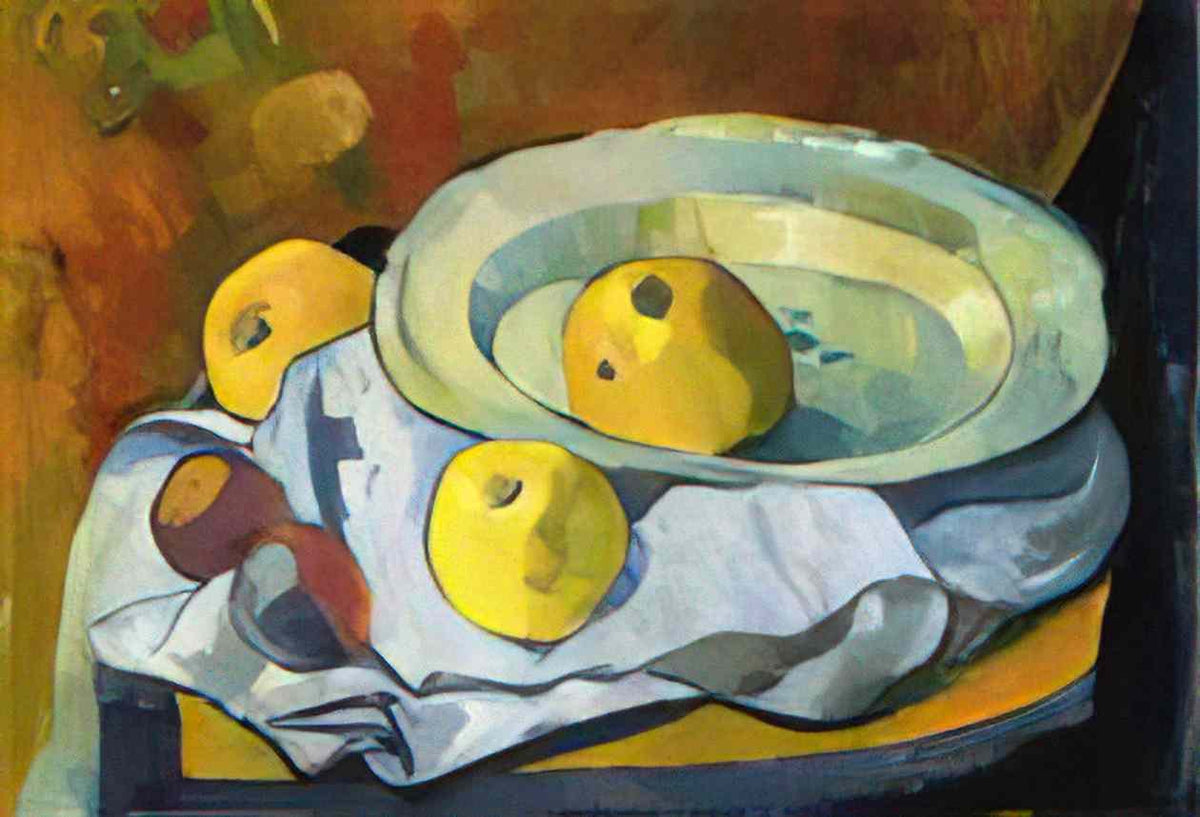 Paul Serusier plate of apples Art A4 Photo Print