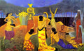 Paul Serusier the daughters of pelichtim 1908 Art A4 Photo Print