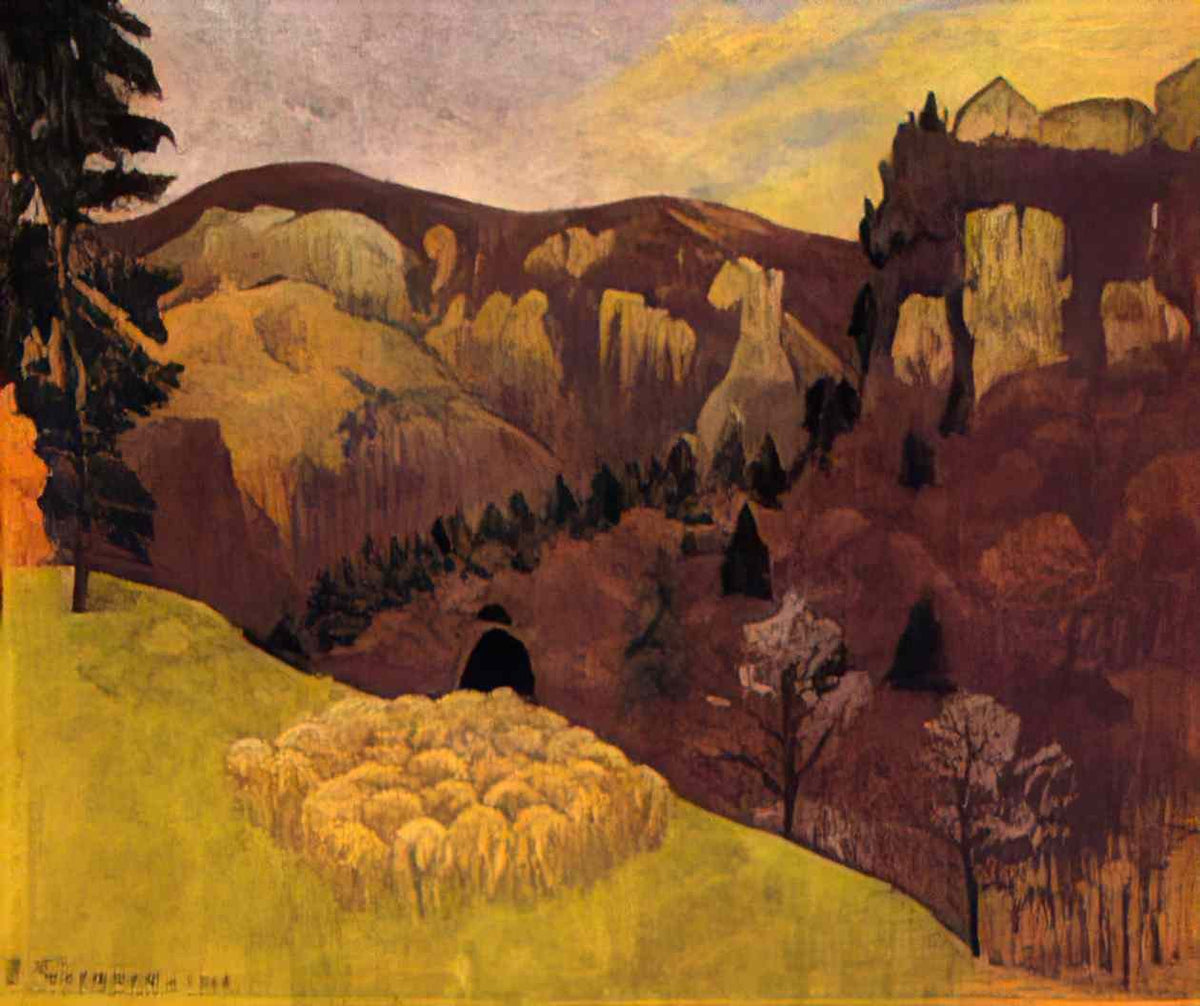 Paul Serusier the flock in the black forest 1903 Art A4 Photo Print