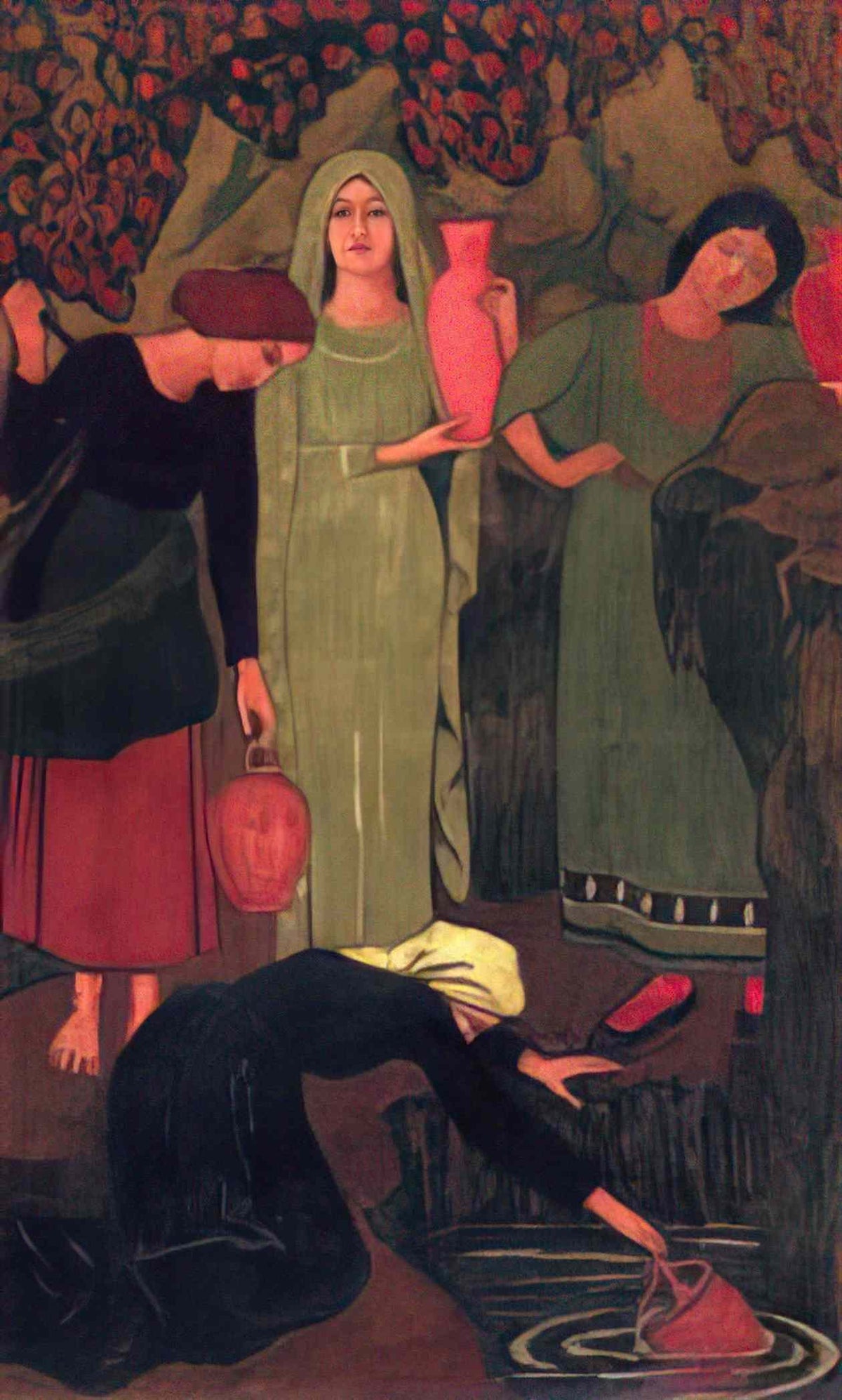Paul Serusier the wait at the well 1897 Art A4 Photo Print