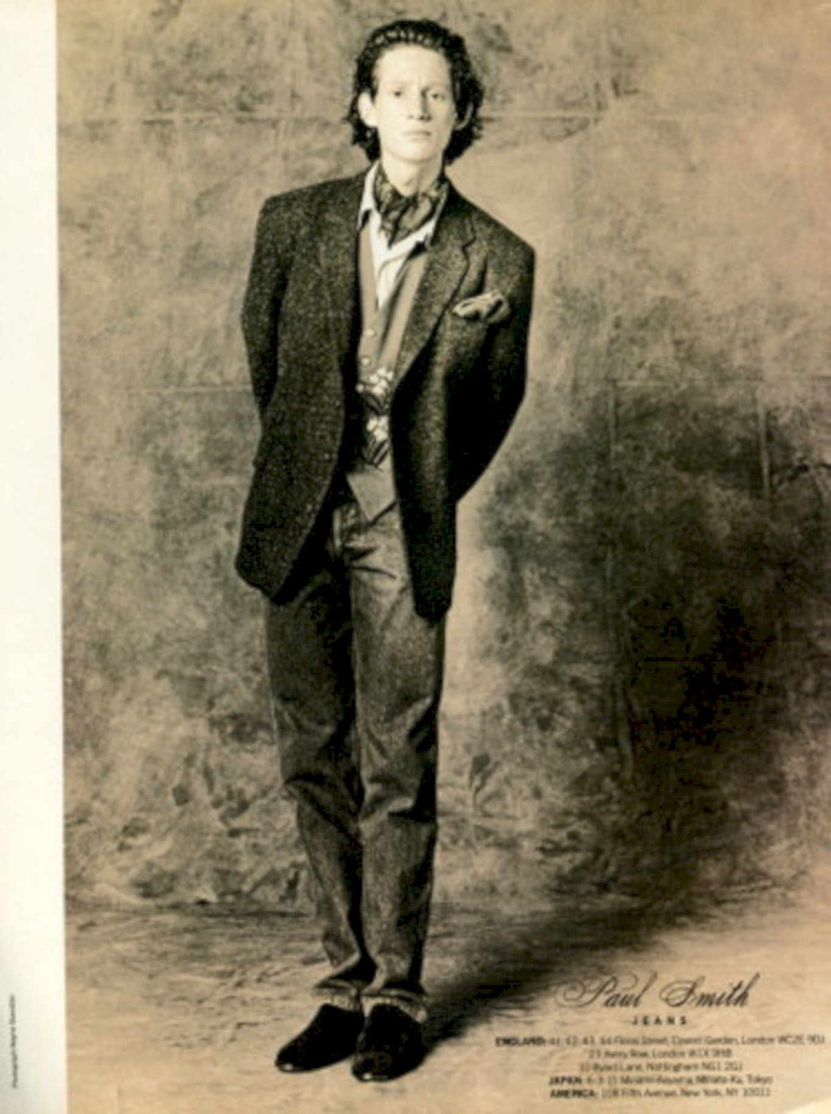 Paul Smith Jeans 1990s Vintage Retro Advert