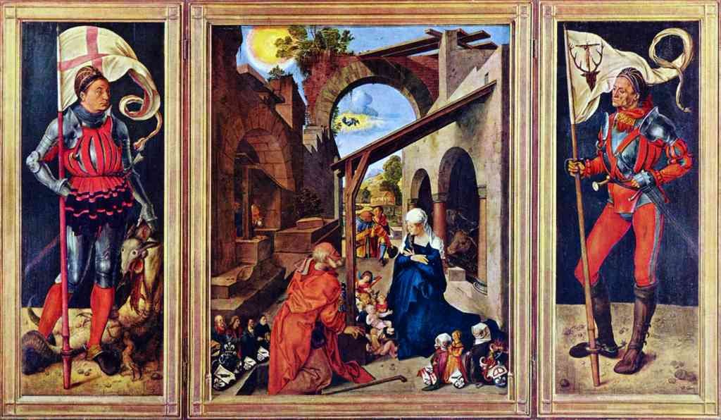 Paumgartner Altar The General View Durer A4 Photo Print