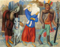 Pavel Filonov flight to egypt 1918 Art A4 Photo Print