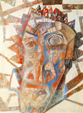 Pavel Filonov head 1925 Art A4 Photo Print