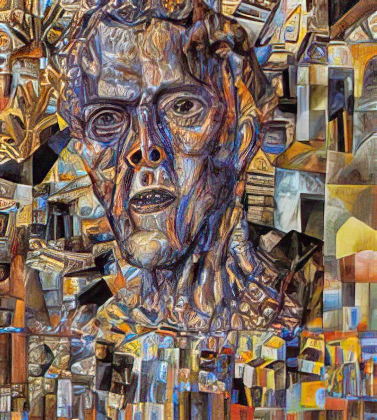 Pavel Filonov head Art A4 Photo Print