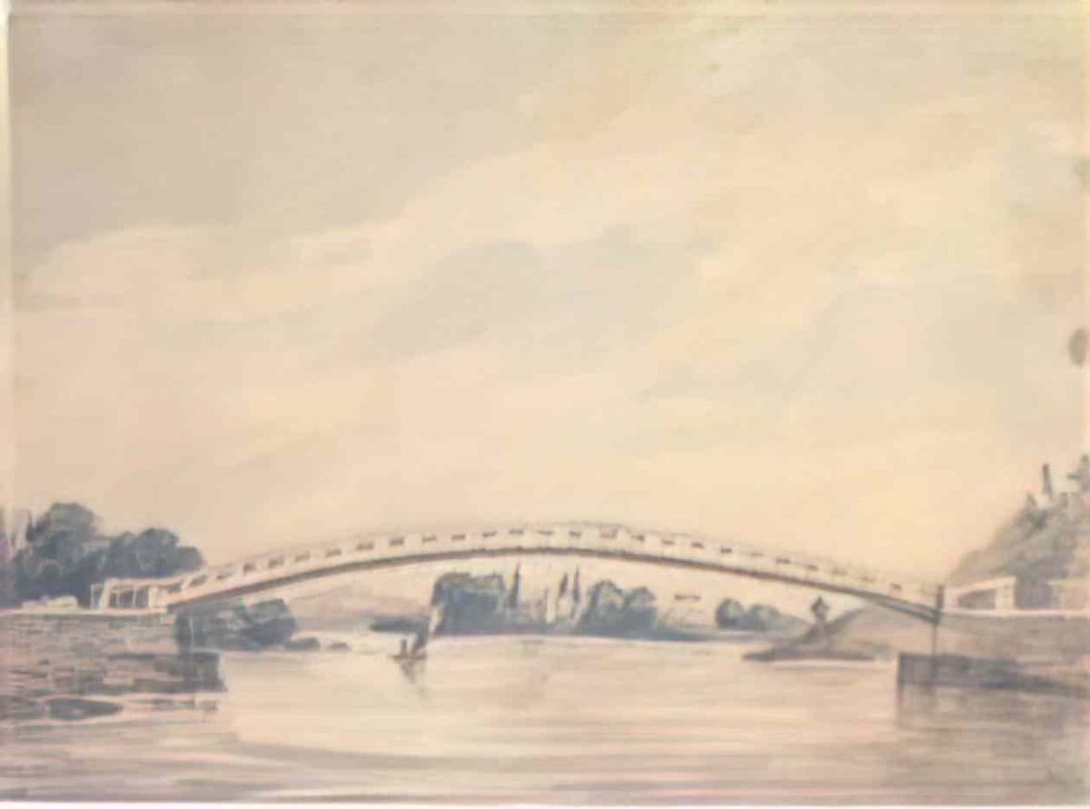Pavel Svinyin a bridge Art A4 Photo Print
