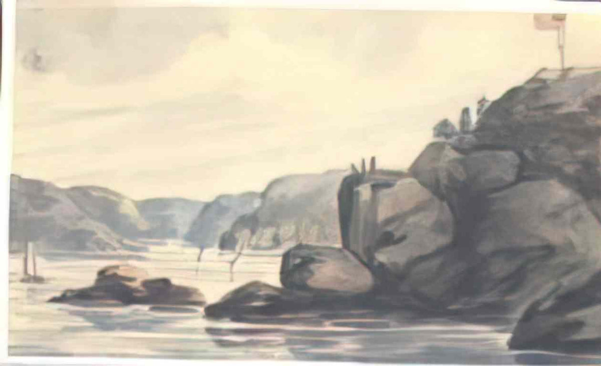 Pavel Svinyin a cliff Art A4 Photo Print