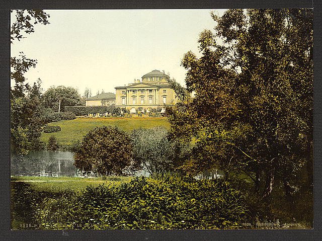 Pawlowsk the Castle St Petersburg Vintage A4 Photo Print