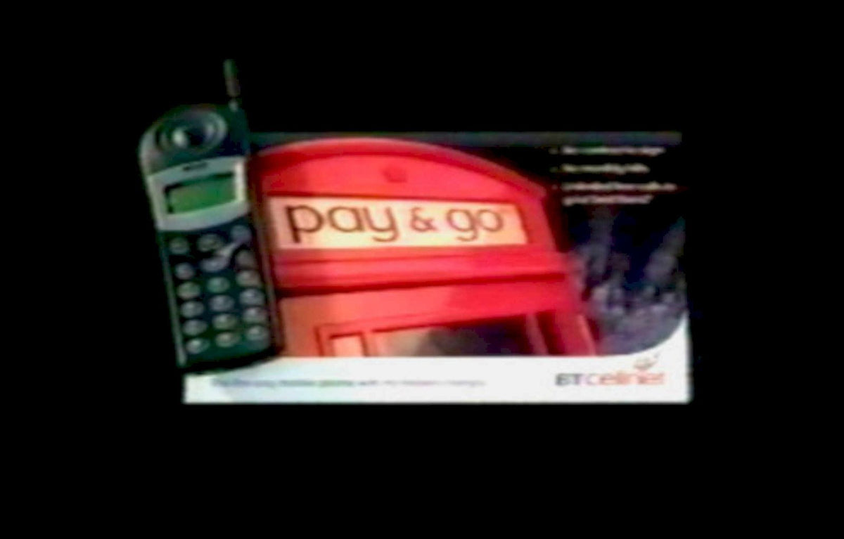 Pay Go Bus 1990s Vintage Retro Advert