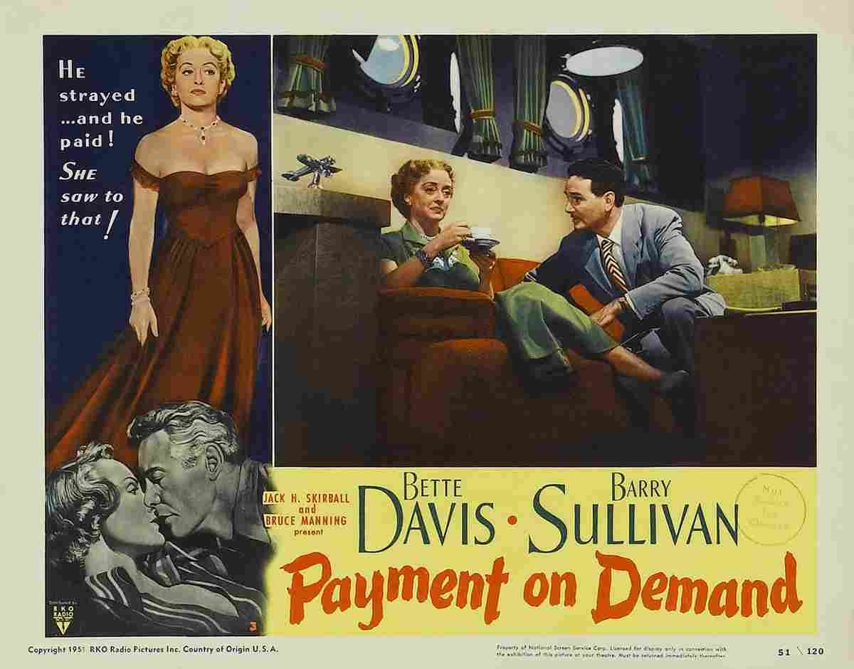 Payment on Demand 04  film star poster A4 Photo Print