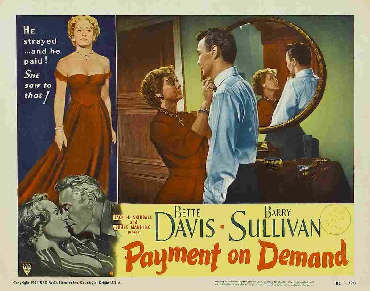 Payment on Demand 07  film star poster A4 Photo Print