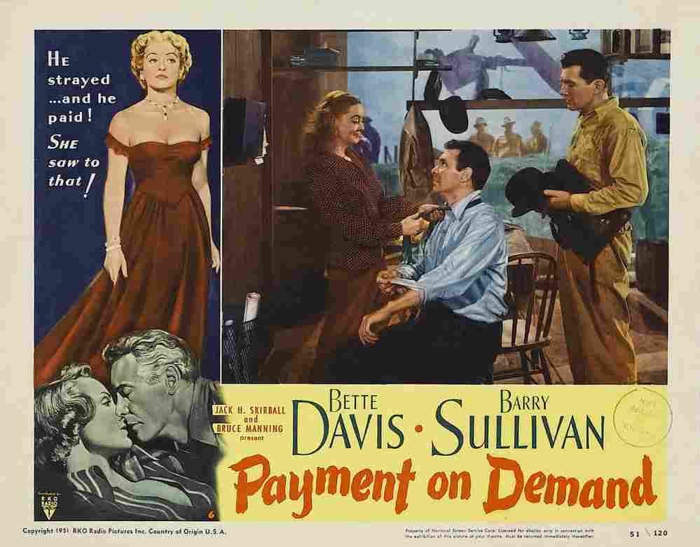 Payment on Demand 09  film star poster A4 Photo Print