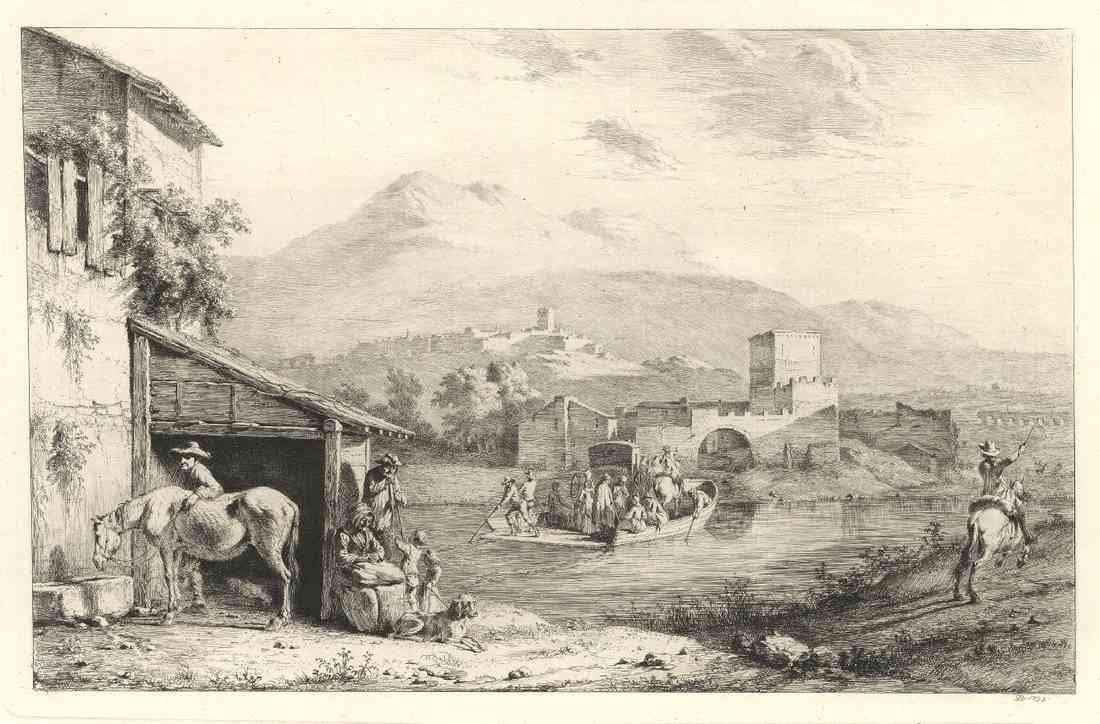 Paysage Du Garigliano 1793 A4 Photo Print