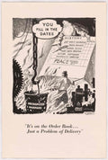 Peace Warfare Calendar American World War II Advert Poster