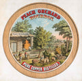 Peach Orchard Bourbon Vintage Retro Advert Poster