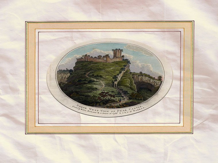 Peak Castle Peveril Castleton Ruin Lambert Of Lewes Basire 1782 Vintage A4 Photo Print