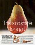 Pear Woman Warners 1960s Vintage Retro Advert