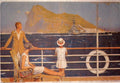 Pearls Cruise Gibraltar 1930s Vintage Retro Advert Poster