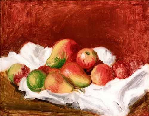 Pears And Apples 2 1890 A4 Photo Print