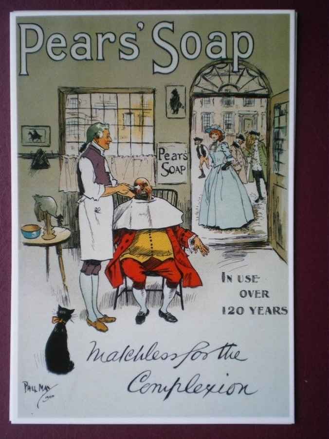 Pears Soap Barbers Shop barber advert A4 Photo Print