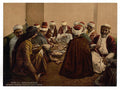 Peasant Druses of Mount Carmel taking a meal Vintage A4 Photo Print