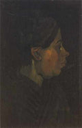 Peasant Head With Dark Cap Nuenen 1885 A4 Photo Print