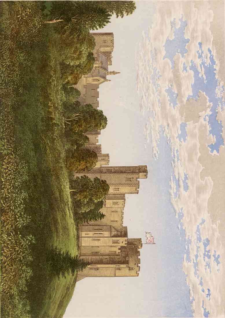 Peckforton Castle Tarporley Cheshire Morris Fawcett Lydon 1880 compressed scale 2 00xpixel CROP A4 Photo Print