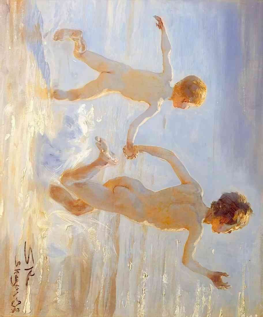 Peder Severin Kroyer beach of skagen 1892 A4 Photo Print