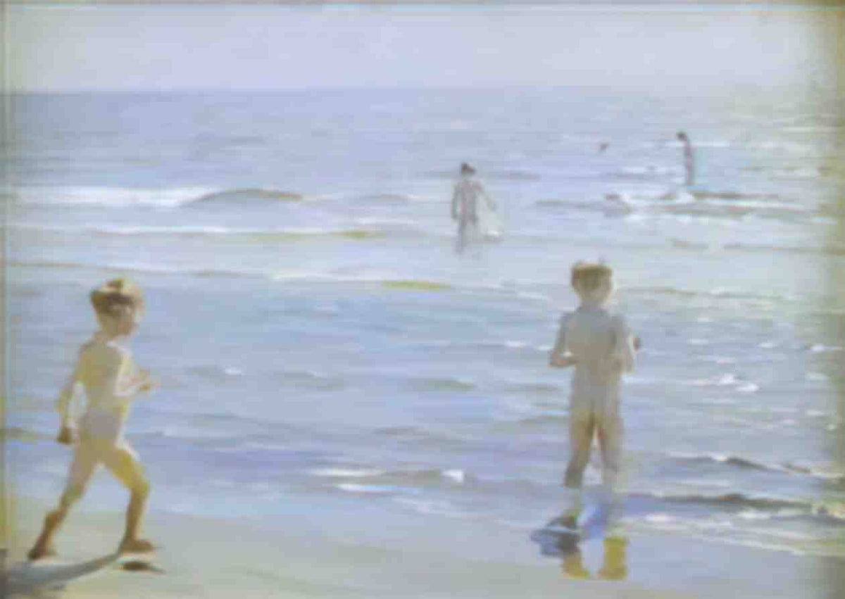 Peder Severin Kroyer boys bathing 1892 Art A4 Photo Print