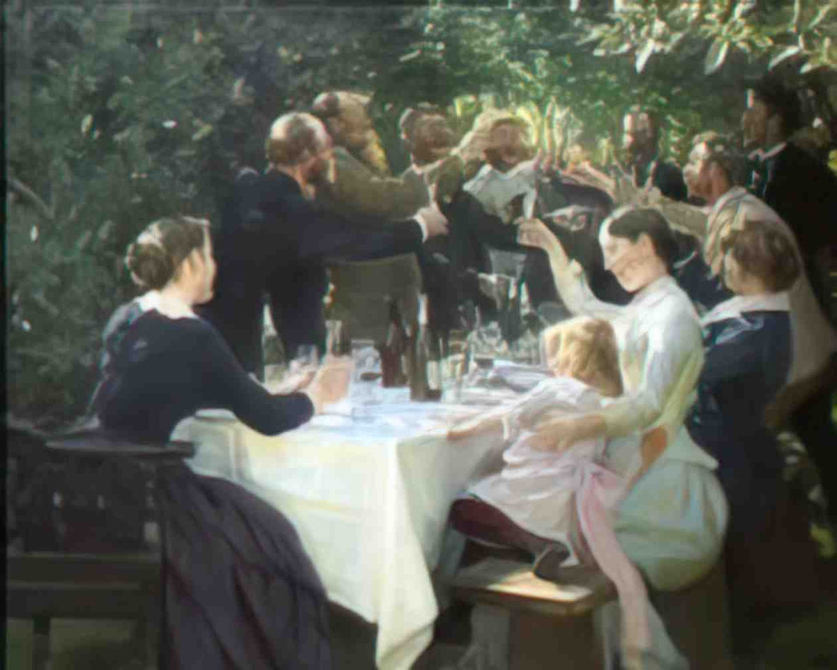 Peder Severin Kroyer hip hip hurrah 1888 Art A4 Photo Print