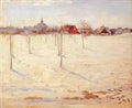 Peder Severin Kroyer hornbaek in winter 1891 Art A4 Photo Print
